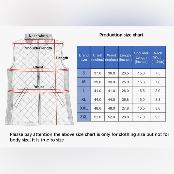 Bienzoe Red Quilted Casual Zip Vest XL Lightweight Packable Sleeveless Jacket - Picture 14 of 14
